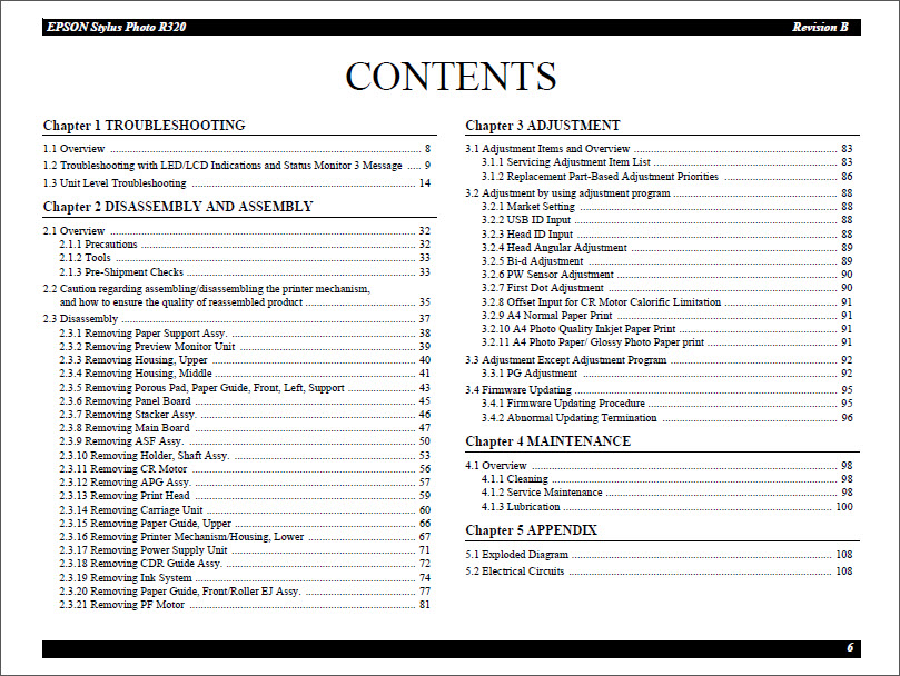 EPSON R320 Service Manual-2